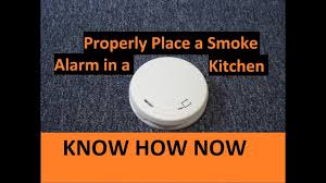 Install smoke alarms in every bedroom, in the hallways leading to the bedrooms, and where should i place a smoke detector in the kitchen? Where To Put A Smoke Alarm Or Smoke Detector In A Kitchen Youtube