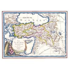 La precisa coordinate geografiche, latitudine e longitudine — 41.2797031, 36.3360667. Carta Antica Della Turchia Asiatica 1797