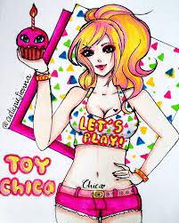 Fnaf toy chica drawings anime. Toy Chica By Cutiepiefionna On Deviantart