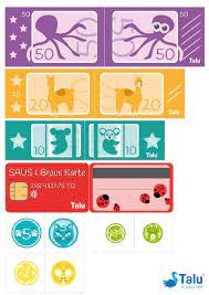 Hier kommen sieben ihre geldscheine werden besonders schön, wenn sie diese farbig ausdrucken. Spielgeld Zum Ausdrucken Kostenlose Vorlage Als Pdf Talu De