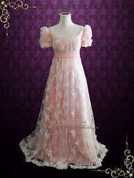 Rosa Regency Principessa Palla Abito Ispirato Sera Formale Etsy Princess Ball Gowns Lace Overlay Wedding Dress Ball Gowns Wedding