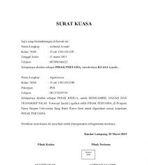 Jangan sampai dokumenmu ditolak karena salah buat! Contoh Surat Rasmi Wakil Kuasa Gapura F
