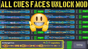 Yes you can….if you have 8 ball pool cash then you can buy surprise boxes and open them you will get legendary cue pieces ….once you got the 4 pieces of. 8 Ball Pool 3 11 3 All Cue Faces Unlocked Mode Anti Ban Mode Also Archangel Cue Hack Youtube