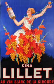 16 x 12 in other sizes. Sold Price Advertising Poster Kina Lillet Wine Alcohol Art Deco April 6 0118 3 00 Pm Bst