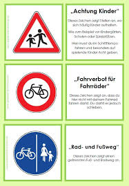 Verkehrszeichen sind einer der wichtigsten bestandteile der stvo, also der straßenverkehrsordnung, denn sie sollen den verkehr sichtbar regeln. Verkehrszeichen Bild Wort Zuordnung Unterrichtsmaterial Im Fach Sachunterricht Verkehrszeichen Lernen Verkehrszeichen Verkehrserziehung