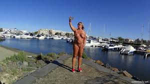 chubby nude Chrissy takes a naturist holiday to the Cap dagde - Pichunter