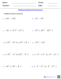 Printable in convenient pdf format. Algebra 1 Worksheets Dynamically Created Algebra 1 Worksheets