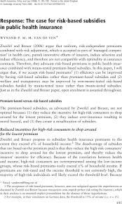 A career at banner health is a rewarding experience. Response The Case For Risk Based Subsidies In Public Health Insurance Health Economics Policy And Law Cambridge Core