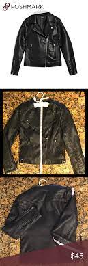 Classic Faux Leather Biker Jacket Faux Leather Biker Jacket Jackets Biker Jacket