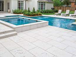 Mark the perimeter of your yard or separate different areas of your property with smart hardscaping. Concrete Pavers For Pools Poolside Concrete Paving
