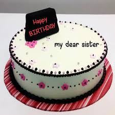 Birthday Cake For My Sister Images Write Name On Rainbow Flower Happy Birthday Cake Happy Birthday Cakes Happy Birthday Cake Pictures Birthday Cake Writing
