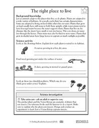 Worksheets Word Lists And Activities Greatschools Science Worksheets Plant Science 5th Grade Science