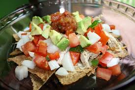 A homemade healthy beef nachos recipe with baked tortilla chips and all the fixins! Healthy Loaded Nachos Bri Healthy