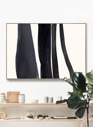 Large Abstract Minimalistic Painting Printable Art Large Art Prints 30 X40 Navy Blue Wall Art White Ton Navy Blue Wall Art Large Art Prints Blue Wall Art