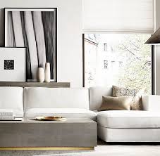 Rh S Graydon Shagreen Plinth Rectangular Coffee Table Our Collection Is Inspired By The Sumptuous R White Sofa Design Living Room Designs Living Room Furniture