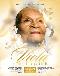 Today, we will honor the extraordinary life and legacy of Mother Viola Ford  Fletcher — the oldest known survivor of the Tulsa Race Massacre — who  passed away