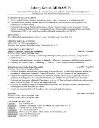 Creating A Resume For Laboratory Professionals Create A Resume Resume Examples Medical Laboratory Scientist