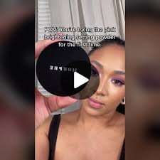 Trying Morphe Brightening Pink Setting Powder for the First Time