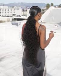 This is an easy way to dress up your ponytail that is quick enough to do every day, but pretty enough for an event. 35 Weave Ponytail Hairstyles