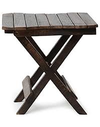 Build the folding chairs (plan sold. Craftatoz Multipurpose Wooden Folding Table Small Table For Kids Living Room Size Lxbxh 15x15x15 Inch Amazon In Furniture