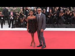 Vincent cassel and tina kunakey. Vincent Cassel Tina Kunakey On The Red Carpet For J Accuse At Venice Film Festival Youtube