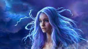 Find images of long hair. Blue Eyes Blue Hair Fantasy Girl Long Hair Woman Hd Fantasy Girls 4k Wallpapers Images Backgrounds Photos And Pictures