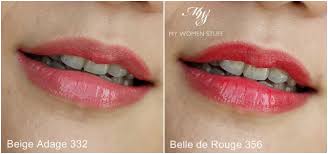 Review Swatches Lancome Lip Lover In Malaysia Beige Adage 332 Belle De Rouge 356