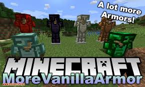 I wanted to make a modpack with client side mods that would work on any vanilla server, this modpack that i have made should be. Morevanillaarmor Mod 1 17 1 1 16 5 Armor Of All Vanilla Materials 9minecraft Net