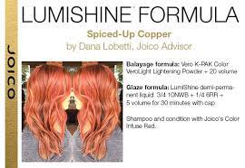 Spiced Up Copper Joico Hair Color Hair Color Formulas Joico Hair