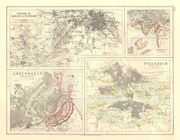 BERLIN town/city plan. Spandau. Germany 1907 old antique map chart