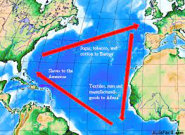 Se le llamaba comercio triangular debido a que se componía de 3 continentes que formaban entre sí un triángulo: Cultura Hoy Comercio Triangular Atlantico