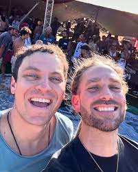 Couple of happy guys leading an improv workshop with @fitforservice! Thanks  @aubreymarcus and @vylana for seeing the value in this art form and  endowing us the opportunity to play and co-create joy