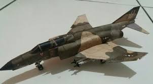 F 4 Phantom Tsmc Scale 1 72 Papercraft Paper Model Military Aircraft Plane