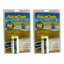 aquachek pool 7 in 1 test strips kit 2 pack