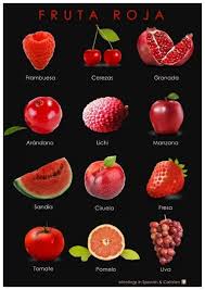 Frutas Rojas Red Fruits The Best Way To Learn Spanish Is Visiting A Country Come And Visit Us At Www Going2colom Learning Spanish Spanish Food Unit Spanish