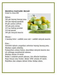 Mazola Kacang Hijau Homemade Recipes Cookie Cake Recipe Cookie Recipes