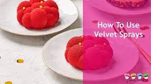 How To Use Velvet Sprays From Funcakes Youtube