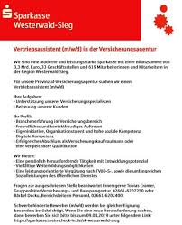 Wir, als ihre sparkasse, verwenden cookies, um ihnen die funktionen auf unserer website optimal zur verfügung zu stellen. Stellenangebot Sparkasse Westerwald Sieg Facebook