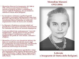 Momolina Marconi e l'antica dea mediterranea