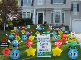 Birthday Lawn Signs Rental Regina Birthday Yard Signs Yard Sign Displays For All Ages Birthday Yard Signs Happy Birthday Yard Signs Birthday Yard Signs Diy