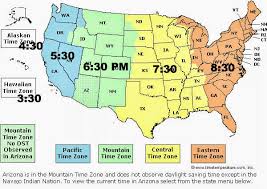 Map Of Time Zone Map Of Usa With States Oc Proposed