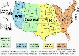 map of time zone map of usa with states oc proposed