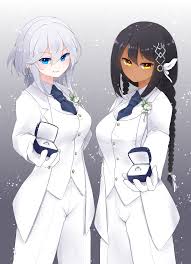 South dakota's a battleship, eldridge is a destroyer. Washington And South Dakota Azur Lane Formalwaifus