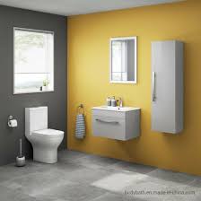 The mirror was another diy, a sale mirror in b&q which i painted grey with chalk paint. China Modern Grey 600mm Wall Hung Bathroom Vanity Unit China Bathroom Cabinets Bathroom Furniture