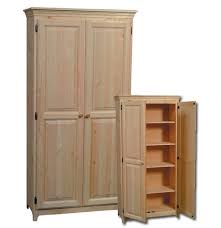 Join us on instagram and pinterest to keep up with our most recent i love how cute this pantry system turned out! Unfinished Pine Shaker 2 Door Pantry