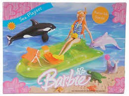 Amazon Com Barbie Sea Playset Marine Life Friends 2005 Toys Games Playset Barbie Mattel