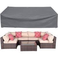 Designed to withstand uv solar radiation and other outdoor stress, these durable covers have been engineered to stand up to all kinds of weather conditions. Buy Patio Furniture Covers Online At Overstock Our Best Patio Furniture Deals