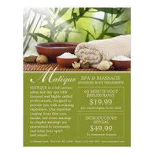 Day Spa Salon Menu Of Services Flyer With Coupons Zazzle Com Spa Menu Spa Massage Spa Day