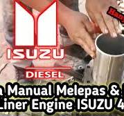 ISUZU(4JB1) FULL OUT LINER AND INSTALL - YouTube