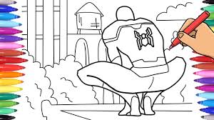 Here is a series of colorings on the theme of kids! Spider Man Far From Home Coloring Pages Free